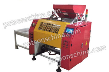 Heavy duty high speed automatic stretch film rewinding machine