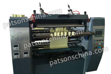 Automaitc 2 ply NCR paper slitting rewinding machine