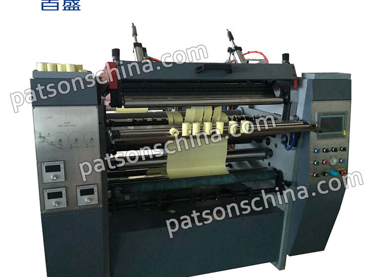 Automaitc 2 ply NCR paper slitting rewinding machine