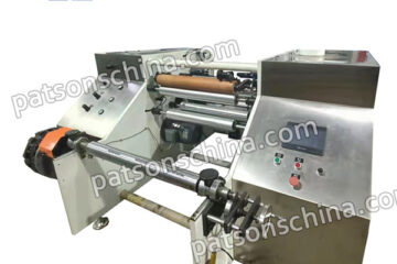 Automatic coreless baking paper rewinder width automatic labeling machine