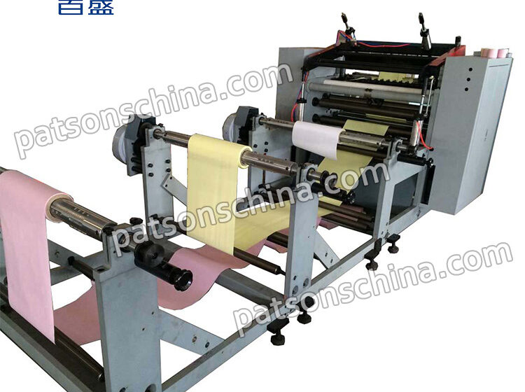 Automaitc 3 ply carbonless paper slitter rewinder