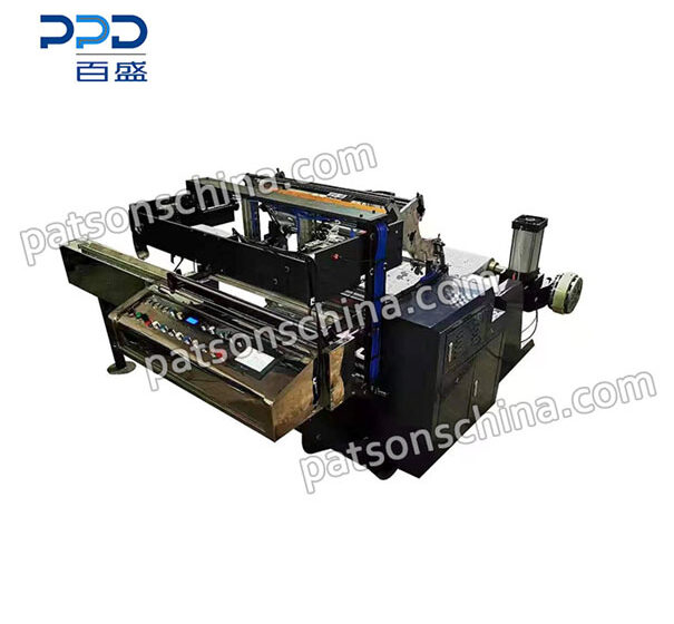 Automatic coreless thermal paper slitting rewinding machine with auto arm system