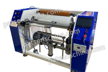 Semi automatic aluminum foil silicon paper rewinder machine