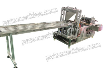 Four side sealing 4 lane card packaging machine