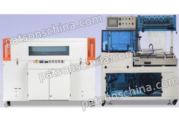 Cable shrinking packaging machine