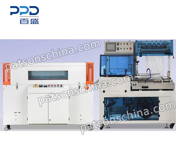 Cable shrinking packaging machine