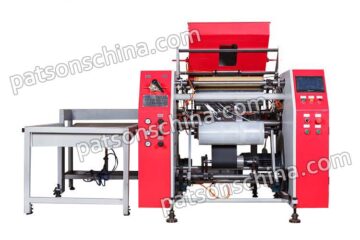 Automatic high speed stretch film rewinder