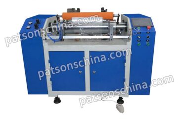 Semi automatic PE/PVC cling film rewinder