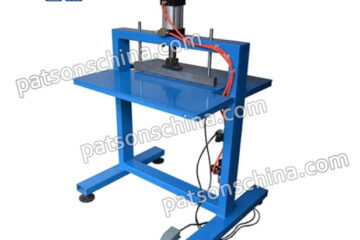 Manual saw blade fixing machine