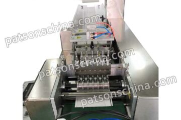 Four side sealing specimen collection oral swab nasopharyngeal swab packaging machine