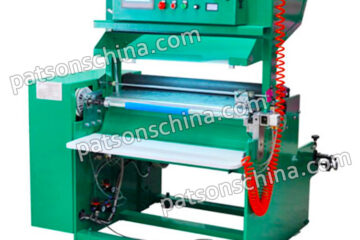 Gift paper plastic film cutting rewinding machine