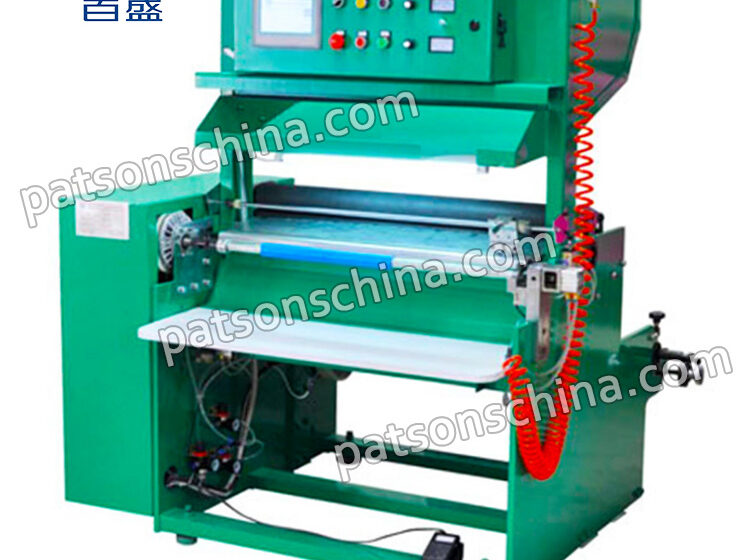 Gift paper plastic film cutting rewinding machine