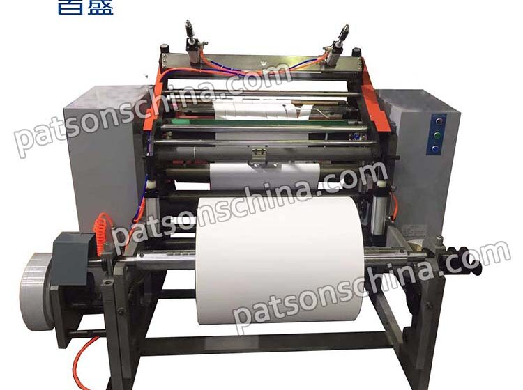 Automatic silicon paper slitter rewinder