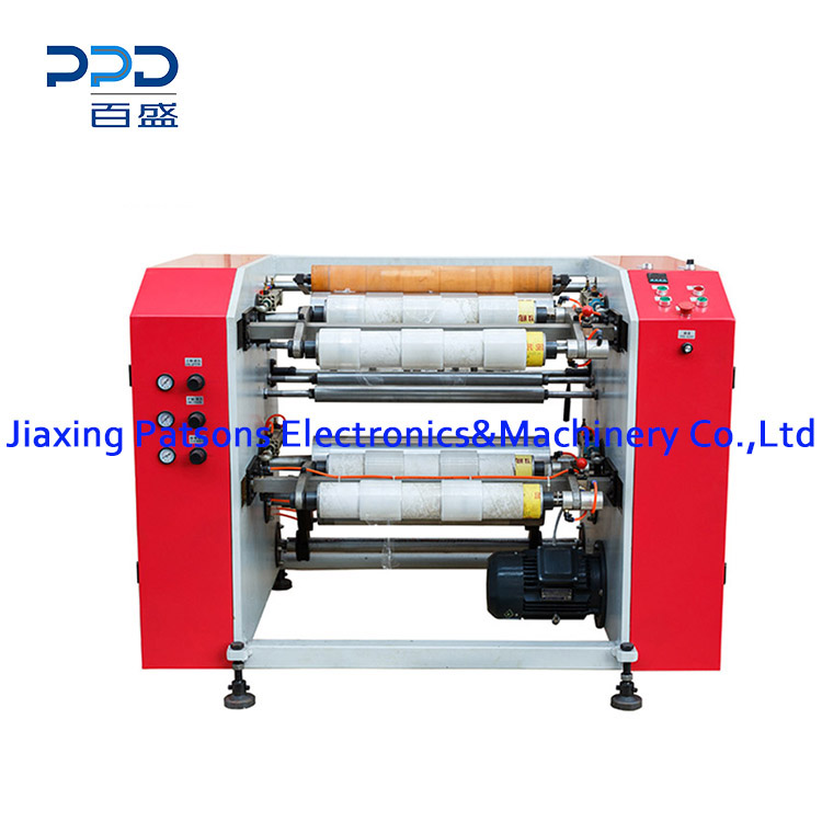 4 Shaft Stretch Film Slitter Rewinder