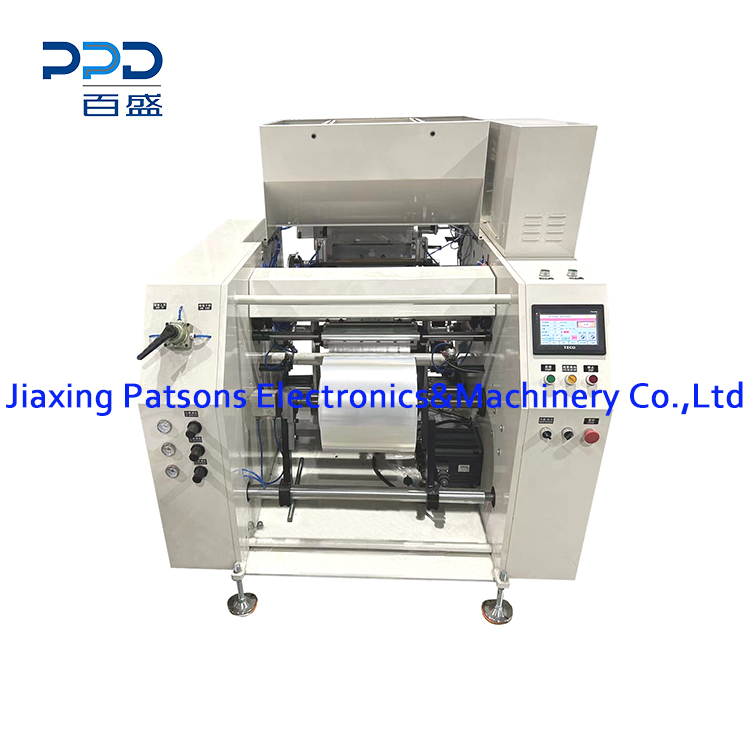 Automatic 5 Shaft Food Cling Wrap Perforation Rewinder With Full Servo-controlled