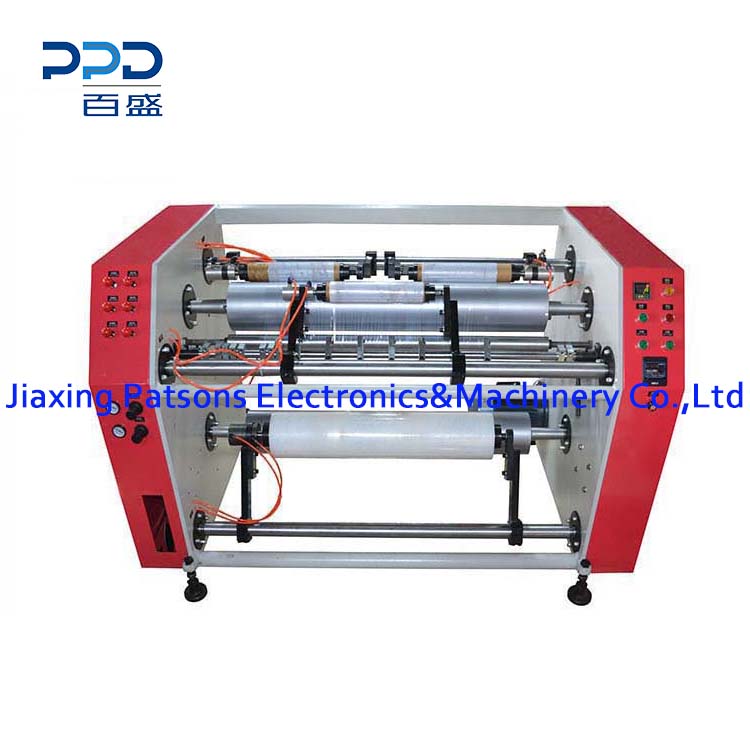 Cling Film Perforating Slitting & Rewinding Machine