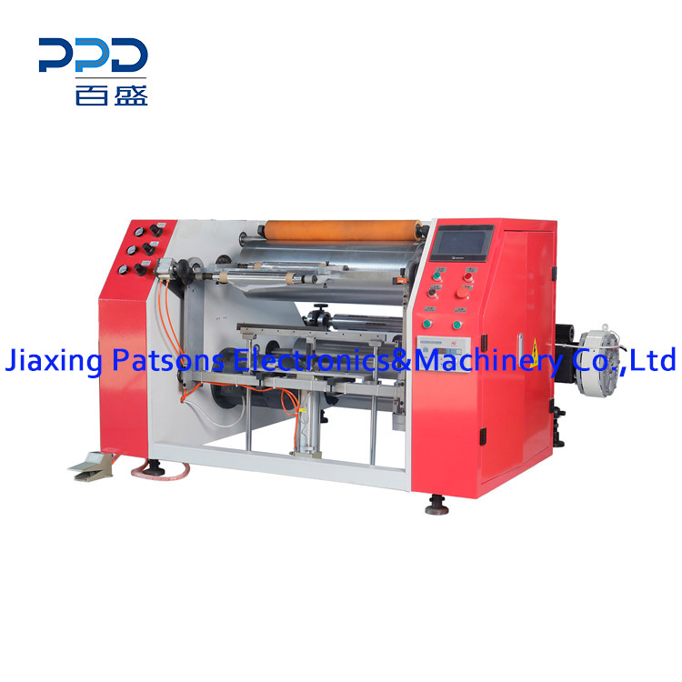 Semi Automatic 2 Shaft Silicon Paper Rewinder