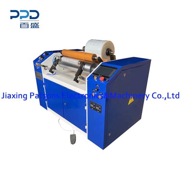 Cling film fluffy roll rewinding machine