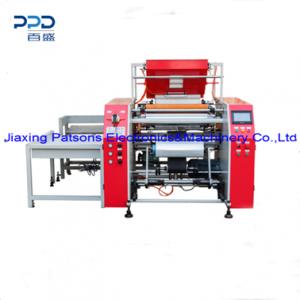 High Speed Automatic 3 Shaft Stretch Film Rewinder